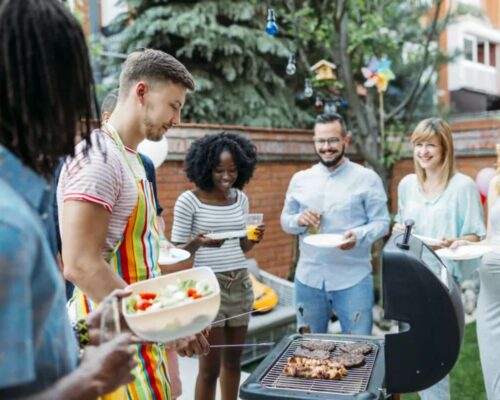'Una bella cena in giardino